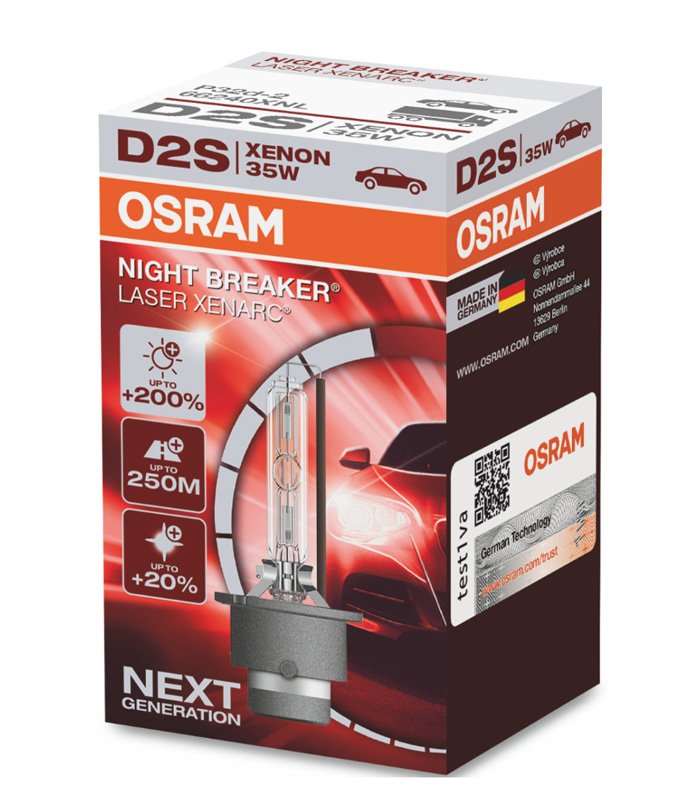 Osram D2S 35W NIGHT BREAKER LASER +200%