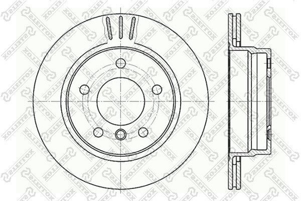 Stabdžių diskas STELLOX 6020-1535VK-SX (276mm)